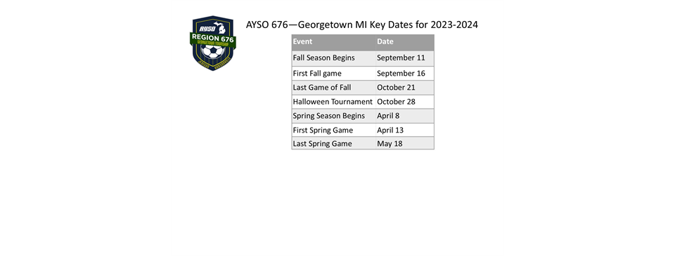 Key Dates for 2023-2024